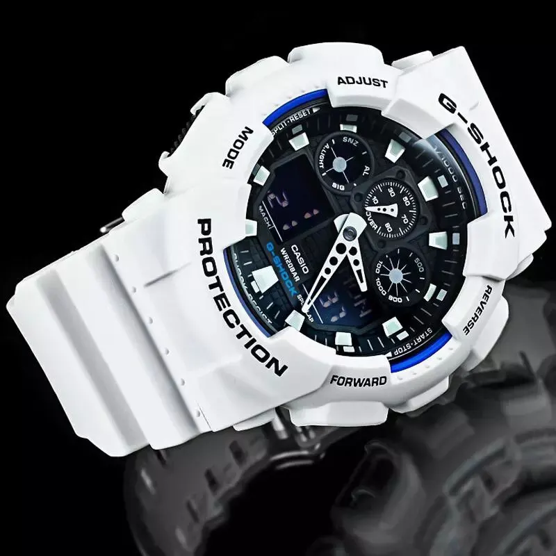 Casio G-Shock Dual-time Simple Men's Watch- GA-100B-7A